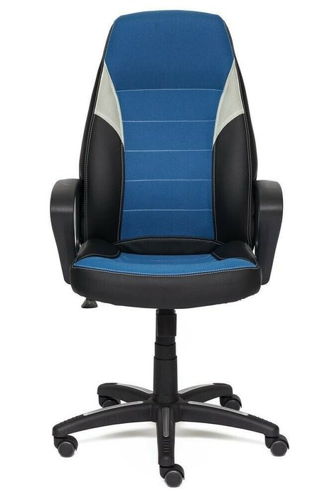 Кресло офисное Inter черно-синего цвета - купить Офисные кресла по цене 13406.0