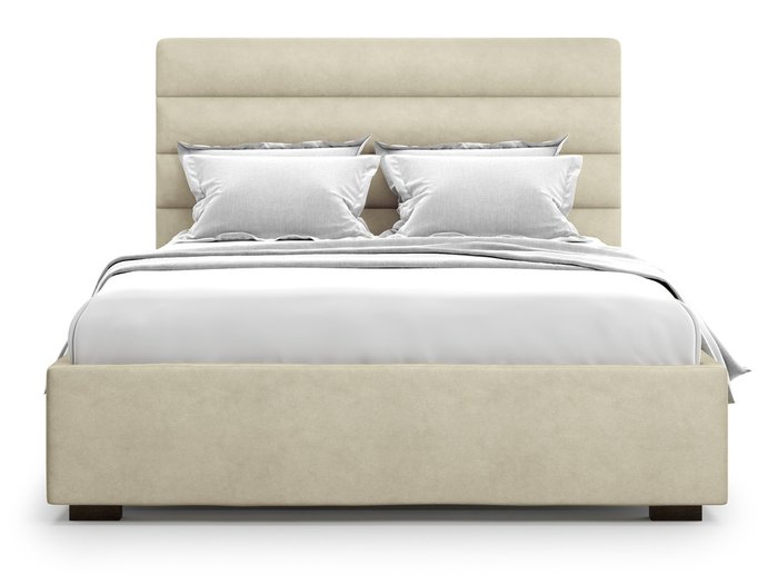 Кровать Karezza 180х200 бежевого цвета с подъемным механизмом - купить Кровати для спальни по цене 46800.0