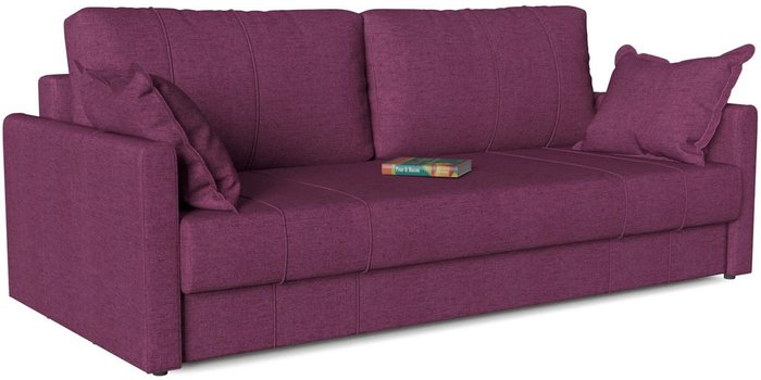 Диван-кровать Римини tesla Fuksia фиолетового цвета