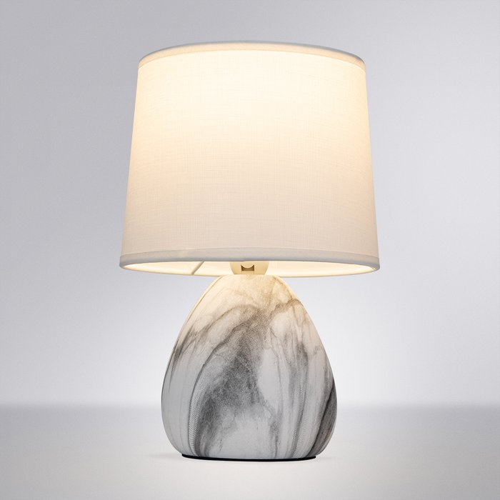 Декоративная настольная лампа Arte Lamp WURREN A5016LT-1WH - купить Настольные лампы по цене 1790.0