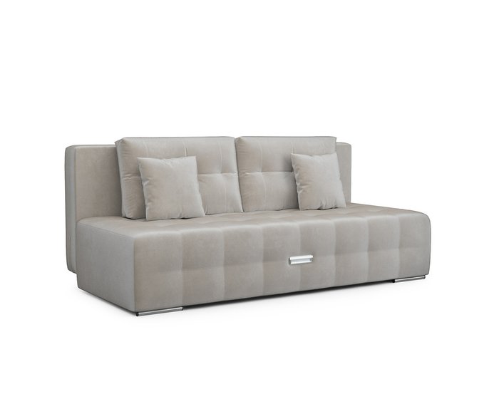 Прямой диван-кровать Марсель 4 светло-бежевого цвета