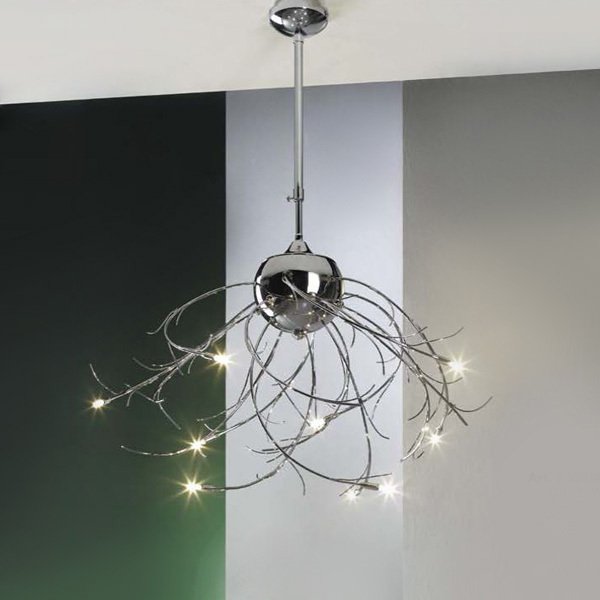 Подвесной светильник Jolly с декоративными прутьями  - купить Подвесные люстры по цене 20350.0