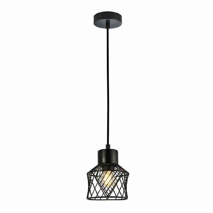 Подвесной светильник Averio 10174/1S Black (металл, цвет черный) Подвесной светильник Averio 10174/1S Black (металл, цвет черный)