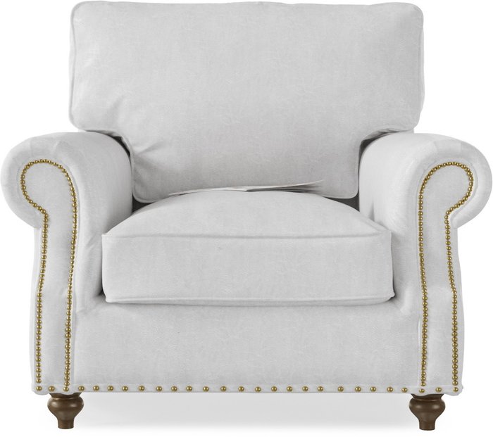 Кресло Кембридж Maxwell White белого цвета - купить Интерьерные кресла по цене 33950.0