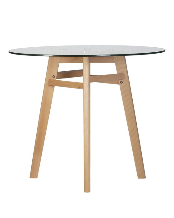 Стол обеденный со стеклянной столешницей  - купить Обеденные столы по цене 12110.0