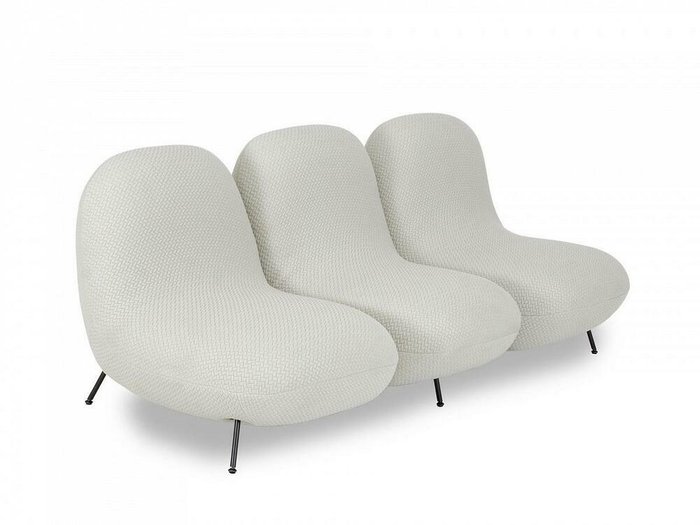 Диван Loveseat белого цвета - купить Прямые диваны по цене 119000.0 Диван Loveseat белого цвета - купить Прямые диваны по цене 119000.0