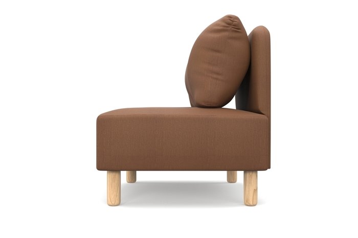 Кресло Свельд коричневого цвета - лучшие Интерьерные кресла в INMYROOM