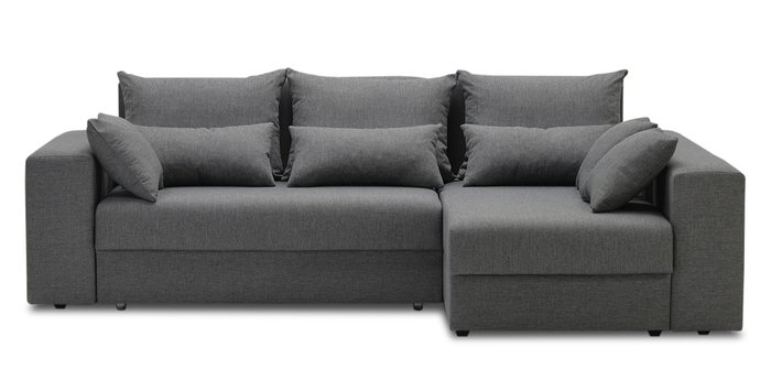 Угловой диван-кровать Майами серого цвета - купить Угловые диваны по цене 40200.0