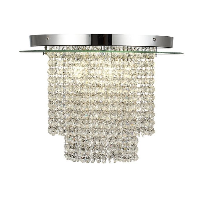  Светильник потолочный  Tulone с прозрачными подвесками - лучшие Потолочные светильники в INMYROOM