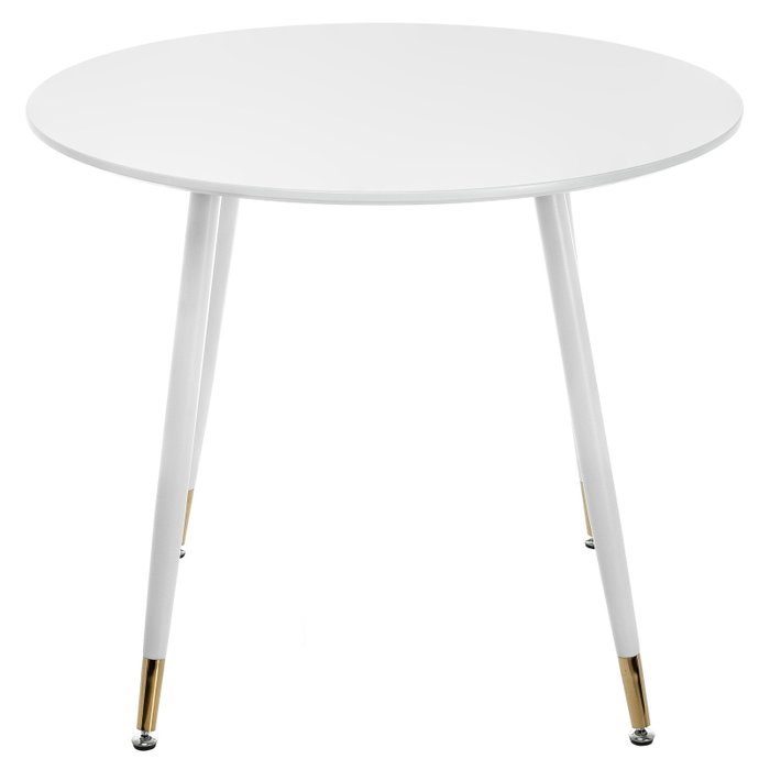 Обеденный стол Bianka диаметром 80 белого цвета - купить Обеденные столы по цене 13190.0