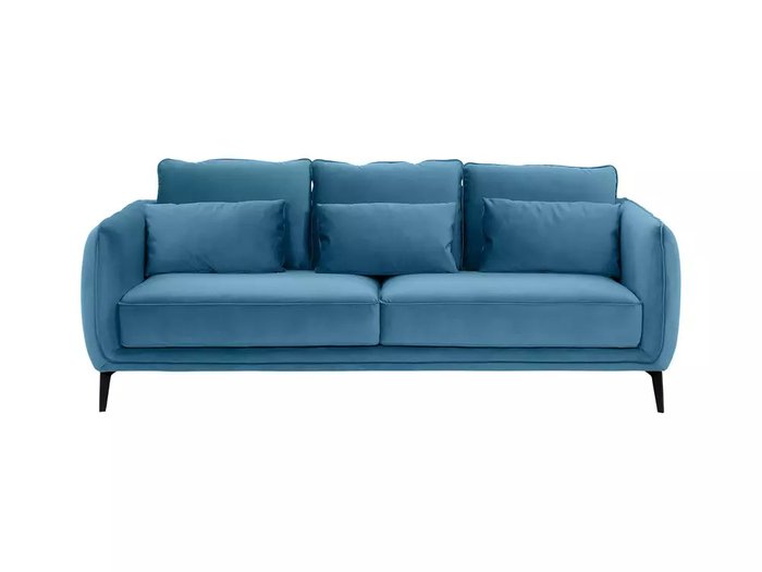Диван Amsterdam сине-голубого цвета - купить Прямые диваны по цене 79920.0