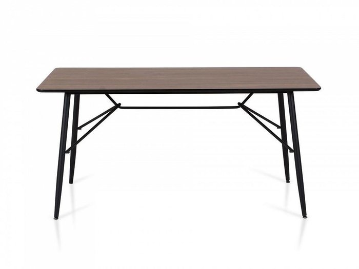 Обеденный стол Frame с темно-коричневой столешницей  - купить Обеденные столы по цене 25900.0