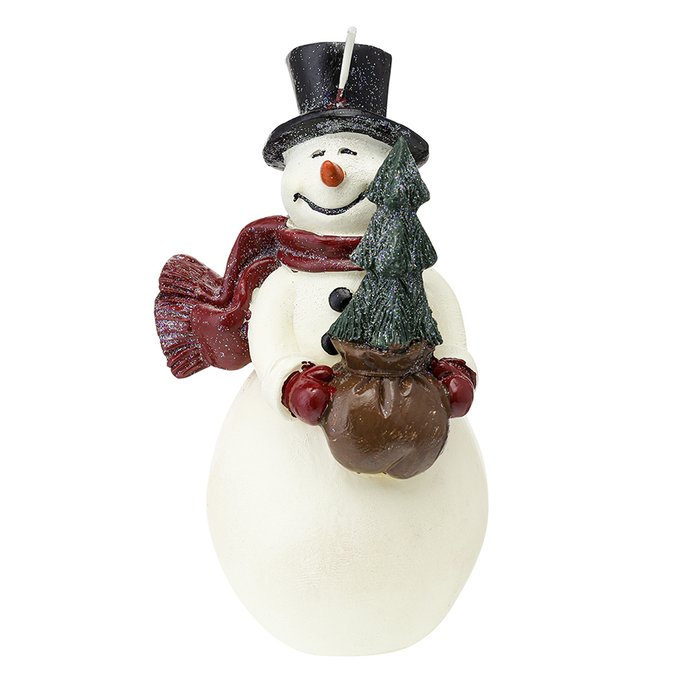 Свеча декоративная Festive белого цвета 15 см