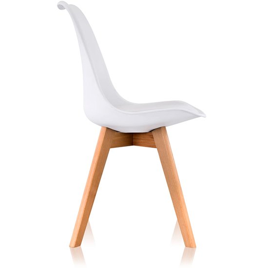 Стул Jerry Soft белого цвета - лучшие Обеденные стулья в INMYROOM
