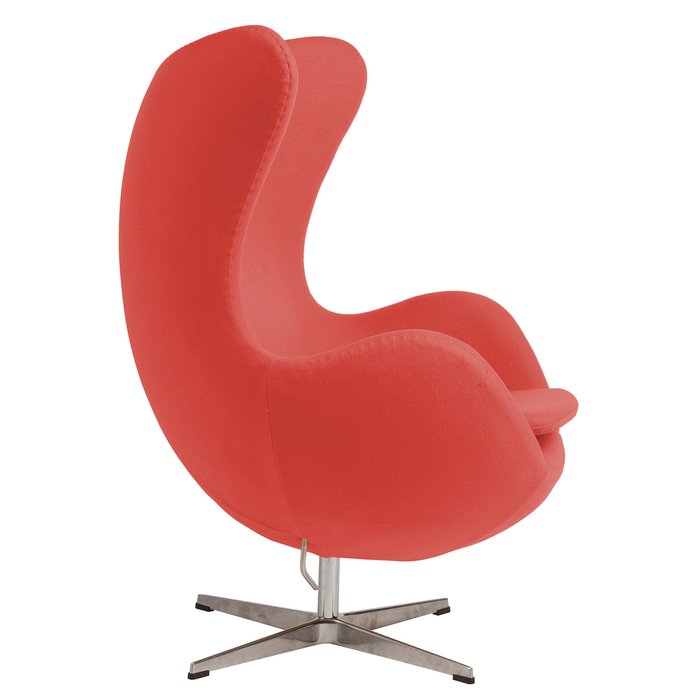 Кресло Egg Chair кораллового цвета - лучшие Интерьерные кресла в INMYROOM