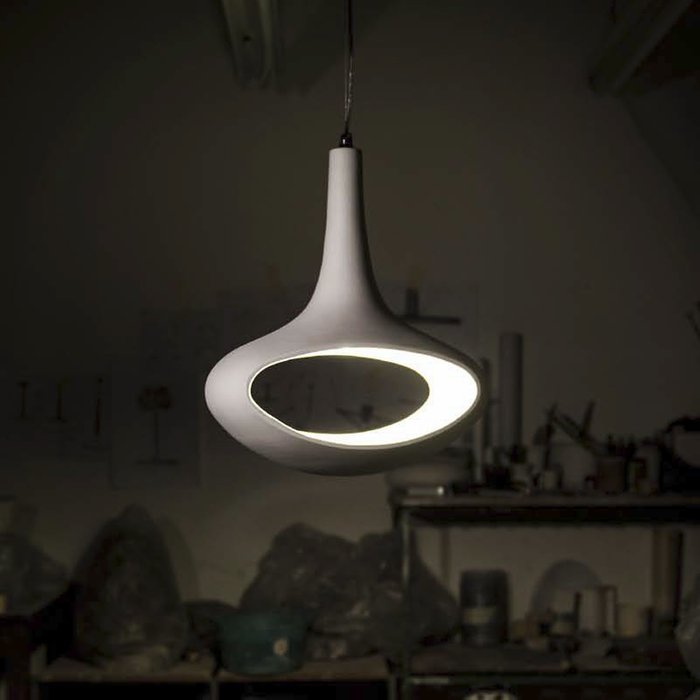 Подвесной светильник  Stylnove Ceramiche GOCCIA выполнен из керамики белого цвета - купить Подвесные светильники по цене 19720.0