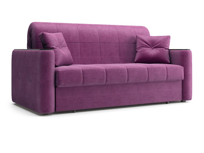Прямой диван-кровать Ницца фиолетового цвета - купить Прямые диваны по цене 60840.0