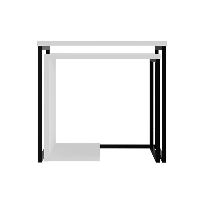 Журнальный столик Zigosh черно-белого цвета - купить Журнальные столики по цене 11853.0