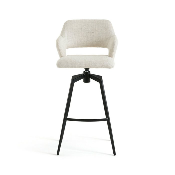 Барное кресло Asyar вращающееся бежевого цвета - купить Барные стулья по цене 33676.0