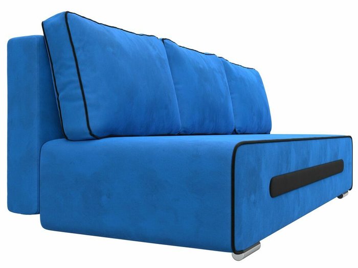 Прямой диван-кровать Приам голубого цвета - лучшие Прямые диваны в INMYROOM