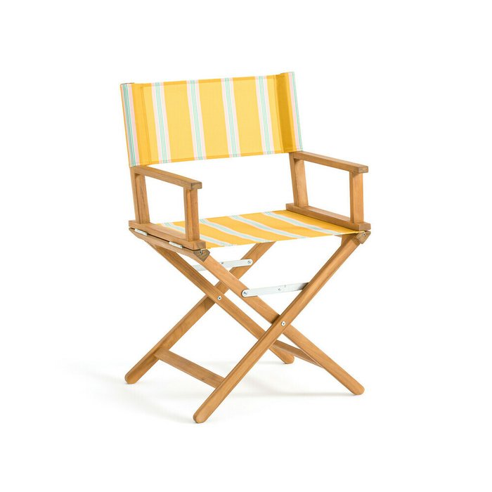 Садовое кресло Veniza желтого цвета