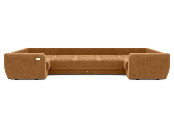 Модульный диван-кровать коричневого цвета - купить Угловые диваны по цене 470000.0