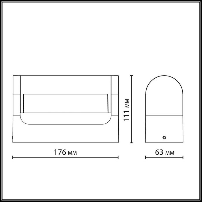 Уличный настенный светильник Odeon Light Nature Twinset 7117/12WL - купить Настенные уличные светильники по цене 7990