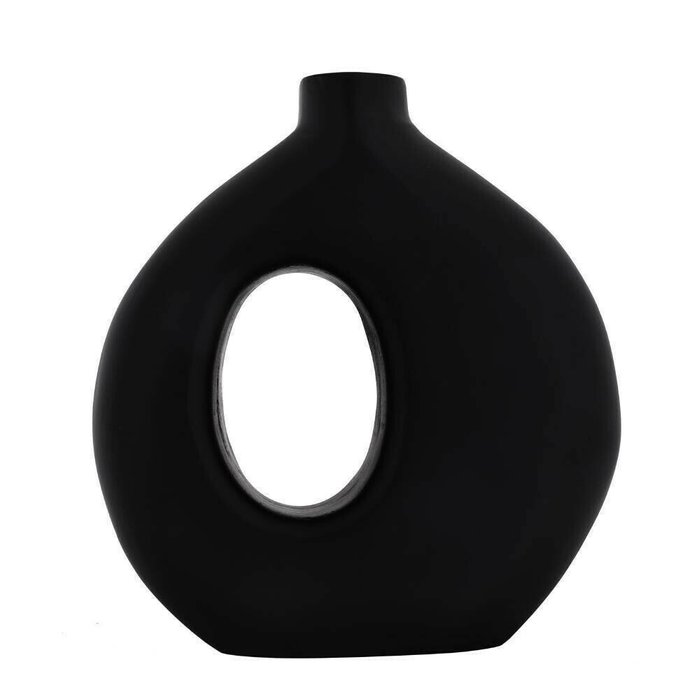 Ваза декоративная Melobody черного цвета - купить Вазы  по цене 3390.0