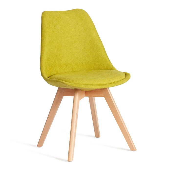 Комплект из четырех стульев Tulip Soft светло-зеленого цвета - купить Обеденные стулья по цене 17560.0