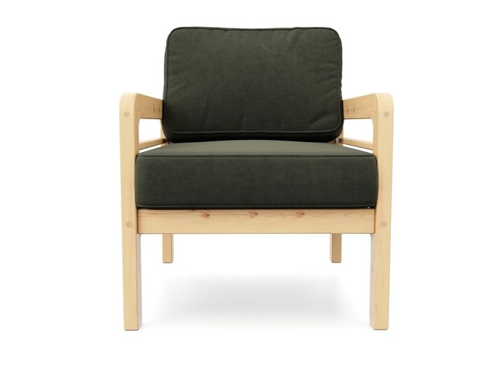 Кресло Бергер зеленого цвета - купить Интерьерные кресла по цене 19990.0