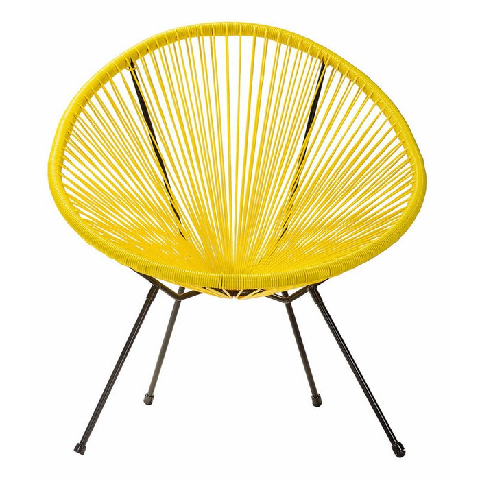 Кресло Acapulco желтого цвета - купить Садовые кресла по цене 5400.0