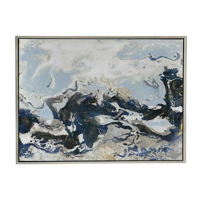 Картина 90х120 серо-голубого цвета