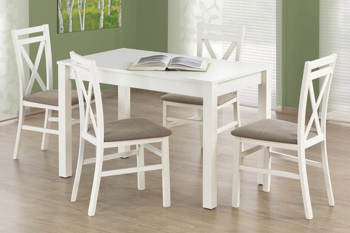 Стул Dariusz белого цвета  - лучшие Обеденные стулья в INMYROOM