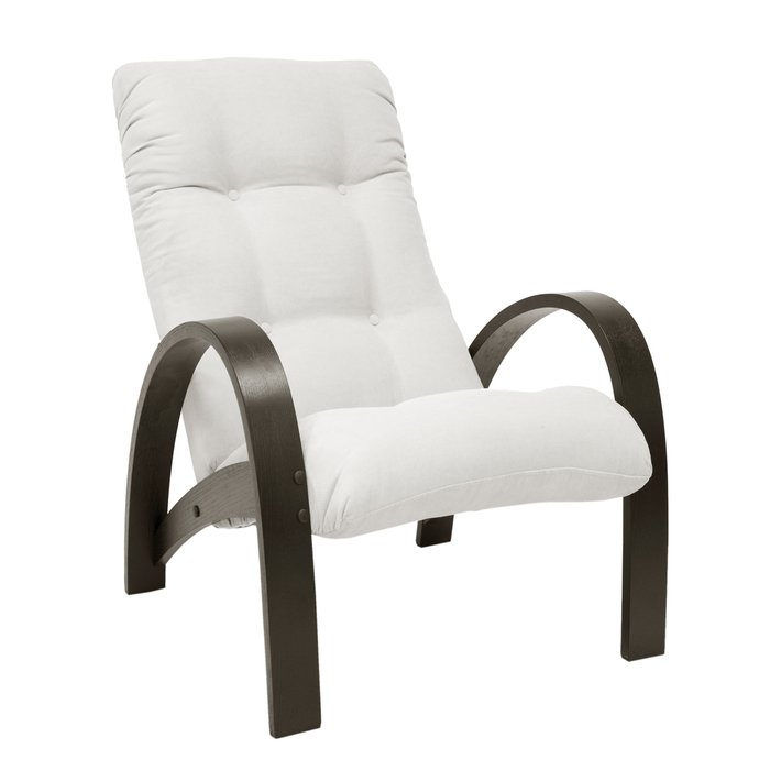Кресло для отдыха Модель S7 с белой обивкой