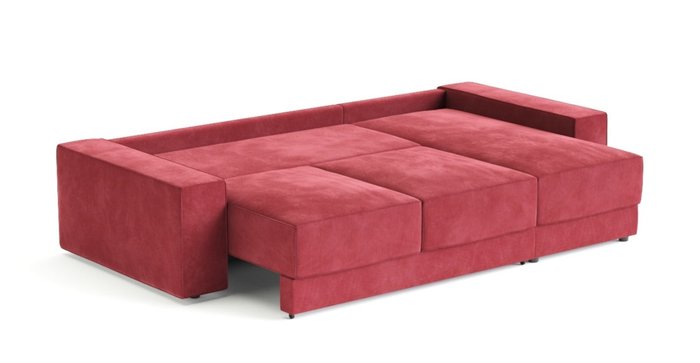 Угловой диван-кровать Модесто красного цвета - купить Угловые диваны по цене 110188.0