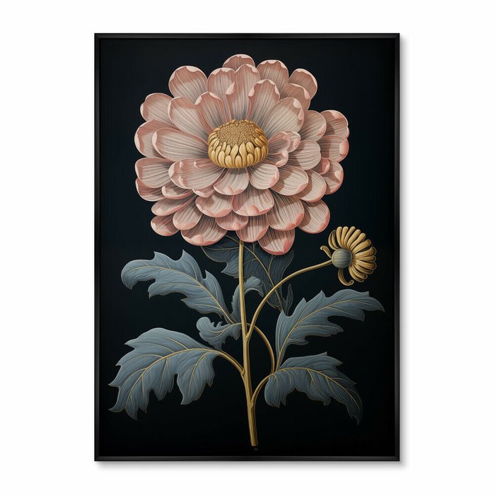 Репродукция картины Lonely flower, No 2, 2024г.