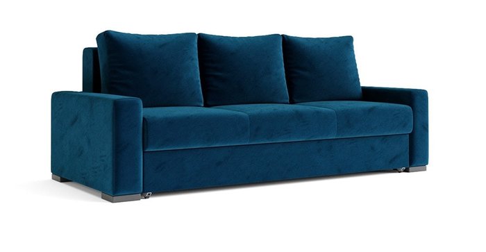Диван-кровать Матиас темно-синего цвета - купить Прямые диваны по цене 72696.0