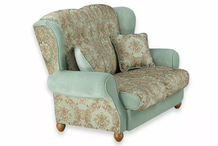 Диван-кровать Ланкастер бирюзового цвета - купить Прямые диваны по цене 72120.0