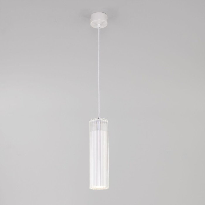 Подвесной светодиодный светильник 50187/1 LED белый Aliot - купить Подвесные светильники по цене 1940.0