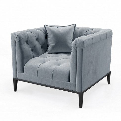 Кресло Azore в ткани серого цвета