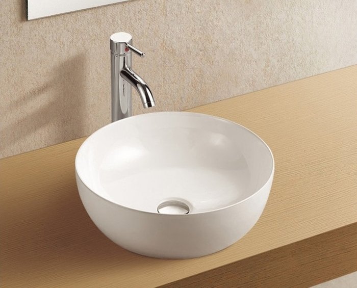 Накладная раковина Azario круглая 40 см - купить Раковины для ванной комнаты по цене 6186.0