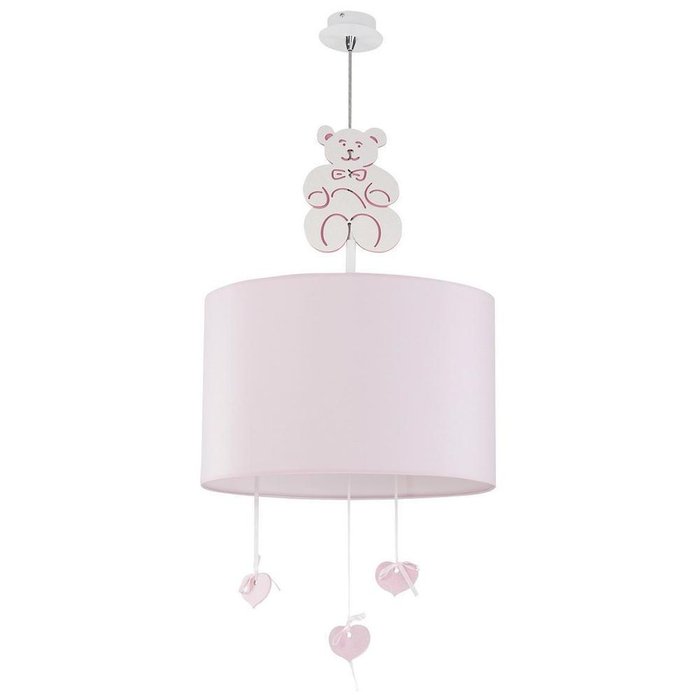 Подвесной светильник Honey розового цвета