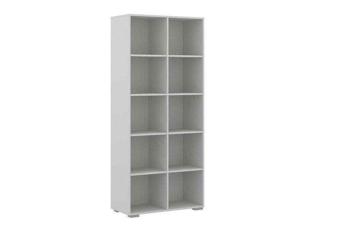 Шкаф книжный Нордвик светло-серого цвета - купить Книжные шкафы по цене 23199.0