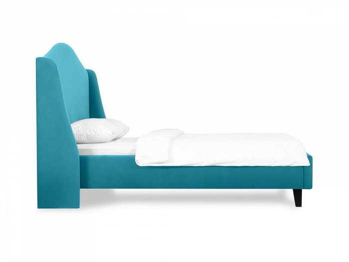 Кровать Lyon 160х200 голубого цвета  - купить Кровати для спальни по цене 76950.0