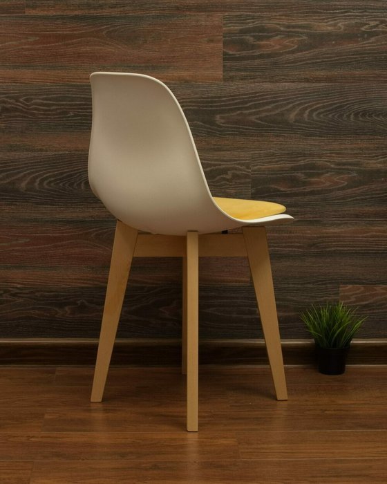 Стул Сашш бежево-коричневого цвета - купить Обеденные стулья по цене 4490.0
