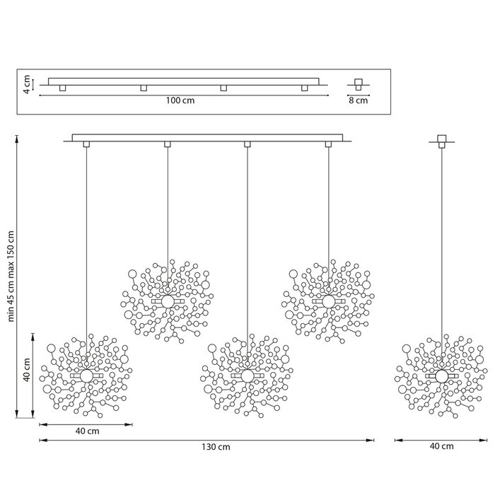 Подвес четверной линейный EXTRA 5W(led) G9 (721134 - 4 + 572144 -1) ХРОМ - купить Подвесные люстры по цене 62175.0 Подвес четверной линейный EXTRA 5W(led) G9 (721134 - 4 + 572144 -1) ХРОМ - купить Подвесные люстры по цене 62175.0