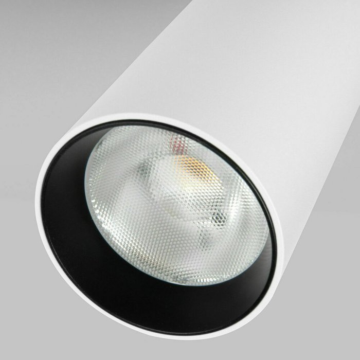 Встраиваемый светодиодный светильник Diffe 2 бело-черного цвета - лучшие Встраиваемые споты в INMYROOM