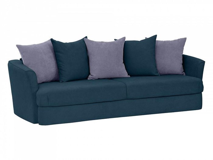 Диван-кровать California синего цвета  - купить Прямые диваны по цене 61400.0