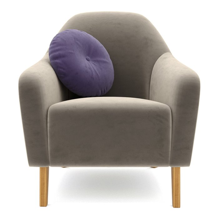  Кресло Miami lux серого цвета - купить Интерьерные кресла по цене 32900.0