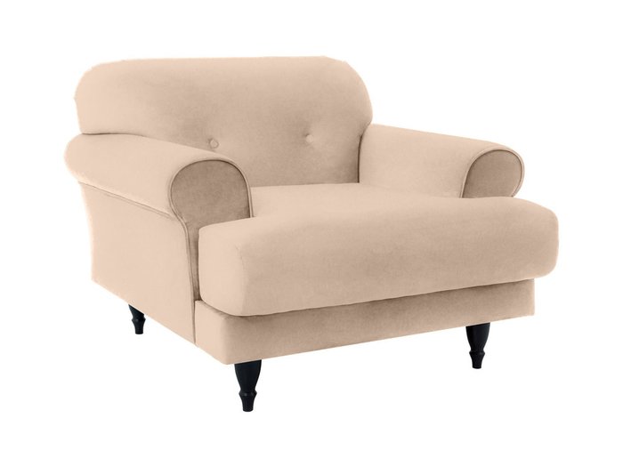 Кресло Italia бежевого цвета - купить Интерьерные кресла по цене 38090.0